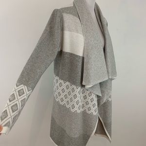evolution by cyrus open drape cardigan